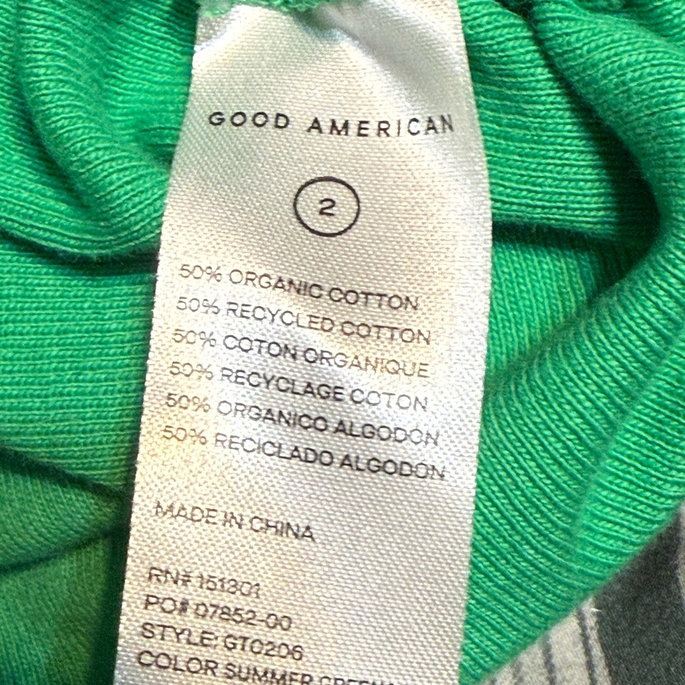 Good American top with side ruching and ties - Picture 2 of 4